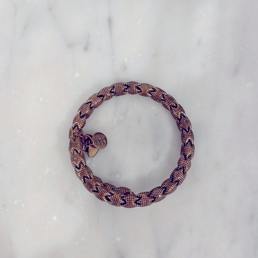 Alex and Ani adjustable wrap bracelet in gold